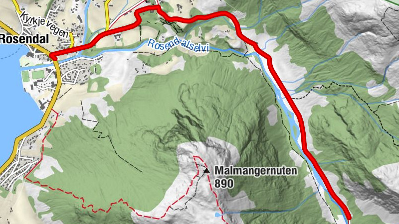 Rosendal - Hatteberg - Muradalen