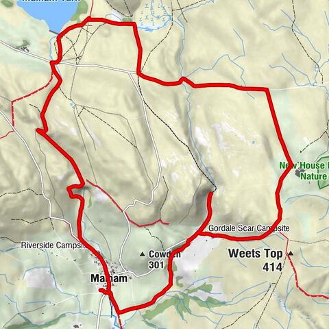 Malham - Janet's Foss - Janet's Cave - Smearbottoms Gate