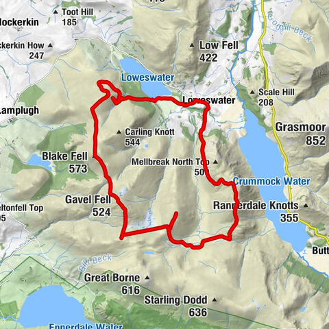 Loweswater - Gavel Fell - Blake Fell
