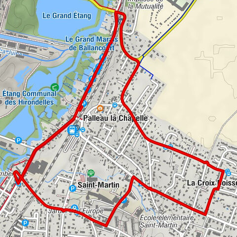 Ballancourt - La Chapelle de Paleau - Saint-Martin - Ballancourt-sur-Essonne