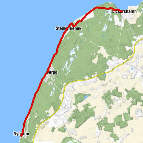 Nyhamn - Burge - Stenkyrkehuk - Lickershamn