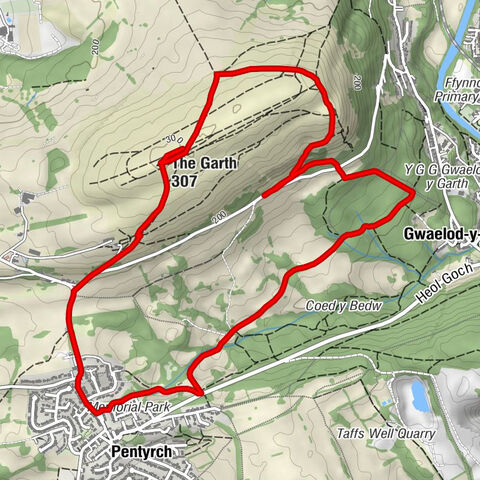 Pentyrch - The Garth - Gwaelod-y-garth