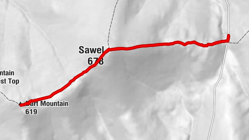 Oughtnamwella - Sawel - Dart Mountain