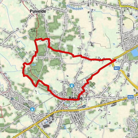 Sint-Andreas en Ghislenuskerk - Moortelhoek - Kouterwijk - Belsele