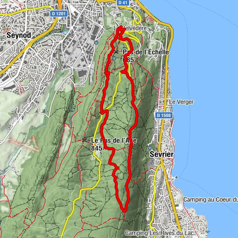 Annecy - Pas de l'Échelle - Les Maréchaux - La Petite Jeanne
