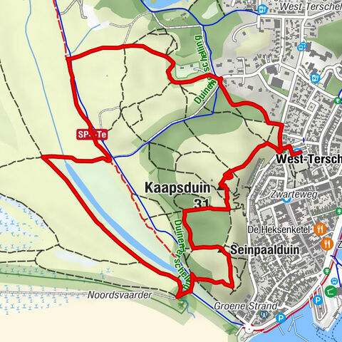West-Terschelling - Seinpaalduin - Kaapsduin