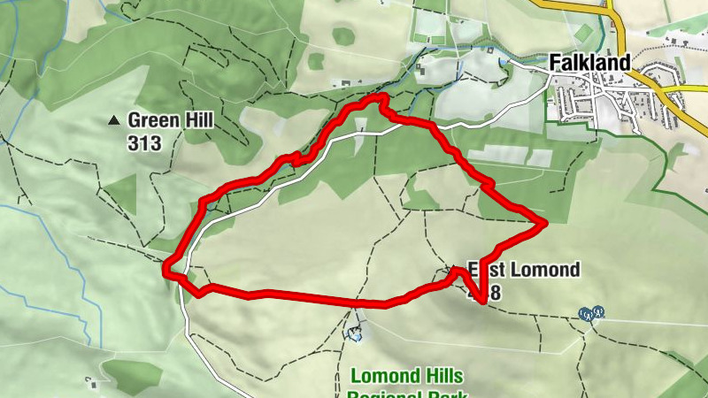Fife - Yad Waterfall - East Lomond