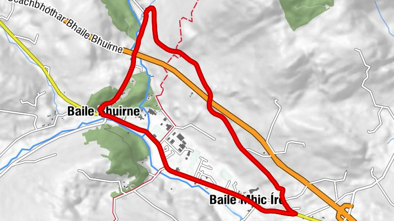 Baile Bhuirne - Baile Mhic Íre - An Cruiscin Lan - The Mills Inn