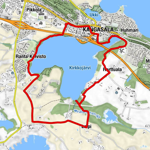 Ranta-Koivisto - Leipi - Kangasala - Keskusta
