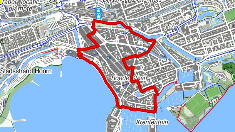 Hoorn - Noorderkerk - Halte Pakhuisstraat Watertaxi Hoorn