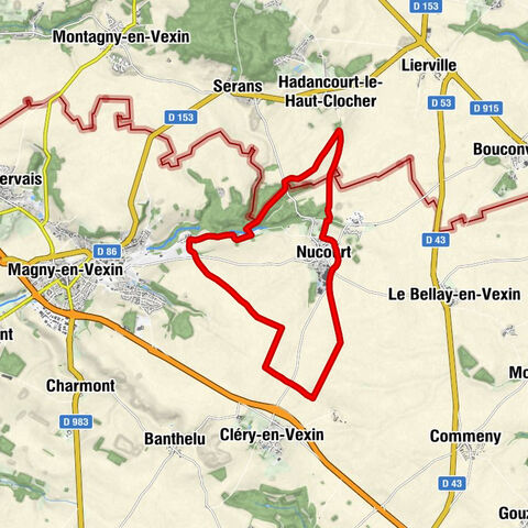 Nucourt - Gouffre du rouge gorge - Velannes la Ville