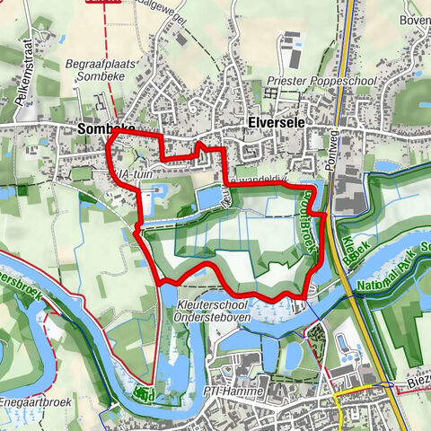 Sombeke - Hamme - De Koolputten - Sint-Rochuskerk