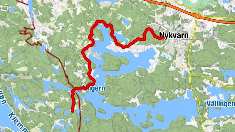 Nykvarn - Lökängen - Herrviks Gård - Nykvarns kommun