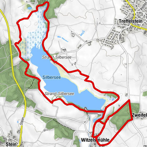 Treffelstein - Witzelsmühle - Zweifelhof