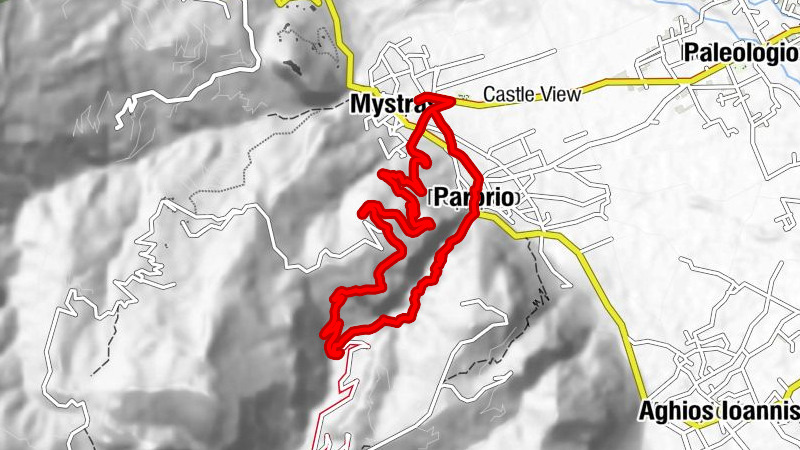 Μυστράς - Παρόρειο - Σπηλαιώδης Ναός Παναγίας Λαγκαδιώτισσας