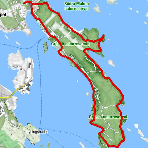 Västervik - Gränsjö brygga - Kanalområdet - Fiskartorpet