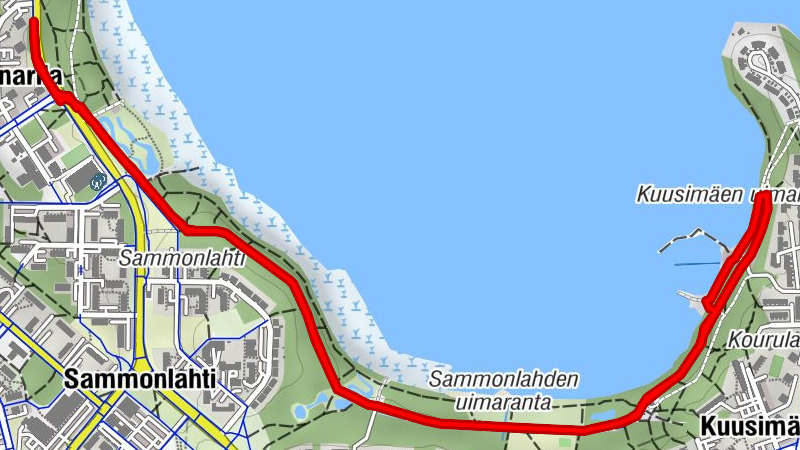 Skinnarila - Kuusimäki - Lappeenranta