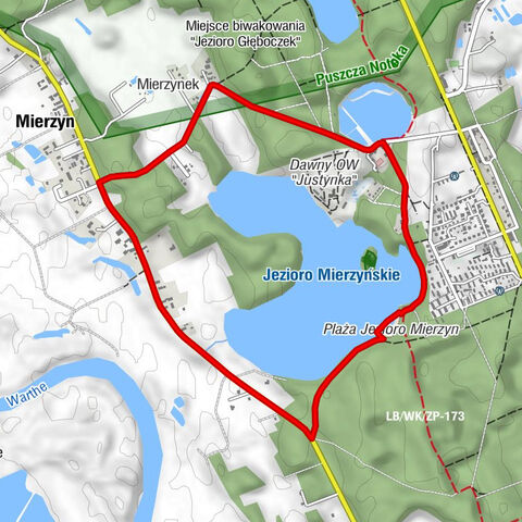 Mierzynek - Mierzyn - Kuźniak Młyn