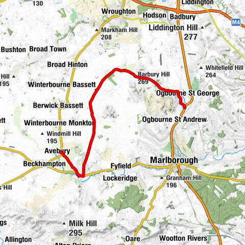 Avebury - Overton Hill - Barbury Hill - Southend