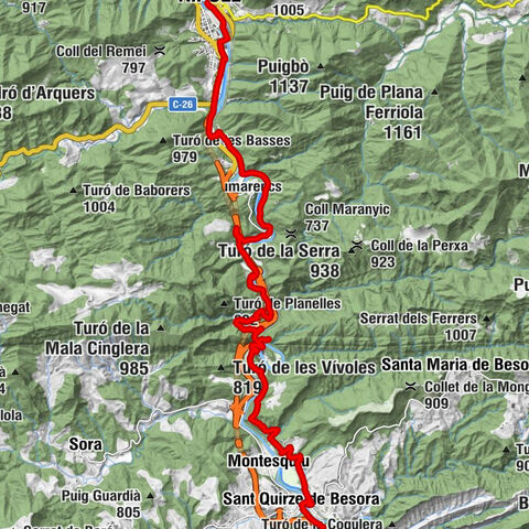 Ripoll - Can Villaura - Mare de Déu del Carme - El Túnel