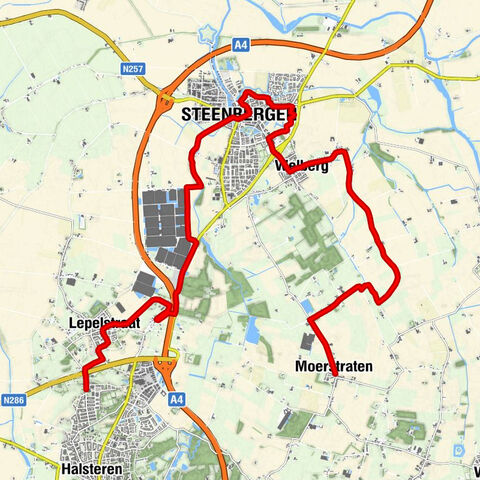 Lepelstraat - Steenbergen - Sint-Gummaruskerk - Moerstraten