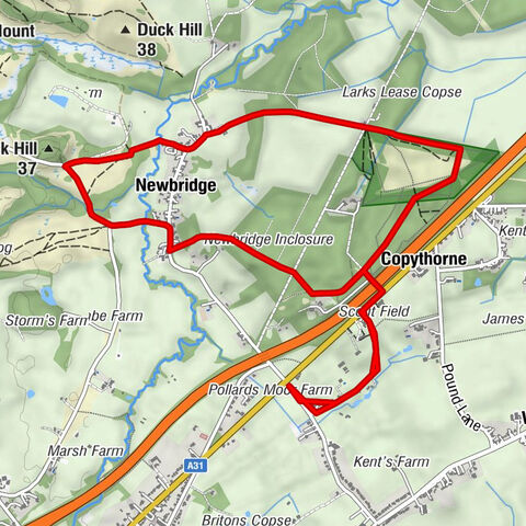 Pollards Moor - Copythorne - New Bridge - Newbridge