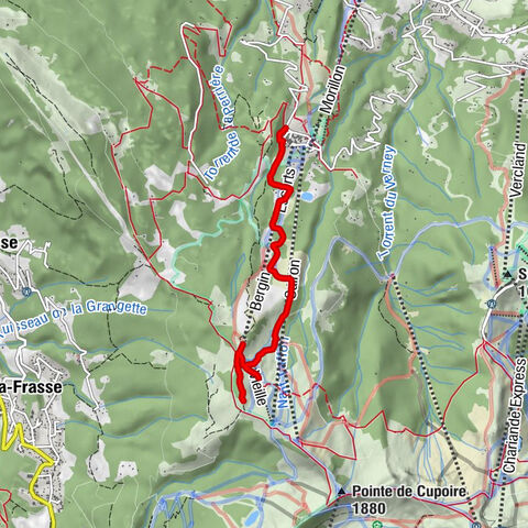 Hiking route: La Croix des 7 Frères