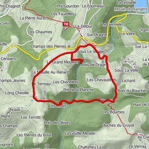 La Pompie - Les Batugoniats - Dragne - Villapourçon