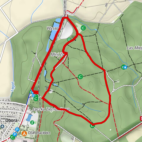 Wrak okrętu - Racibórz - Platforma widokowa w Oborze - Markowice