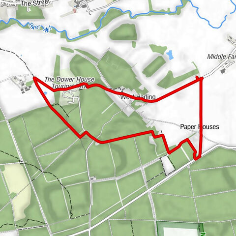 Harling - West Harling - All Saints' Church - Paper Houses