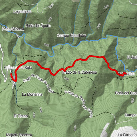 Carracedo de Compludo - Chano de la Rota - Cascada del Gualtón