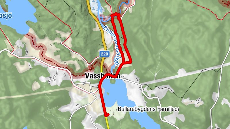 Jack's Place - Vassbotten - Berget - Älgafallet