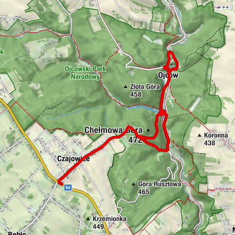 Brzegi - Pstrąg Ojcowski - Pod Bocianem - Kaplica „Na Wodzie” Świętego Józefa Robotnika w Ojcowie