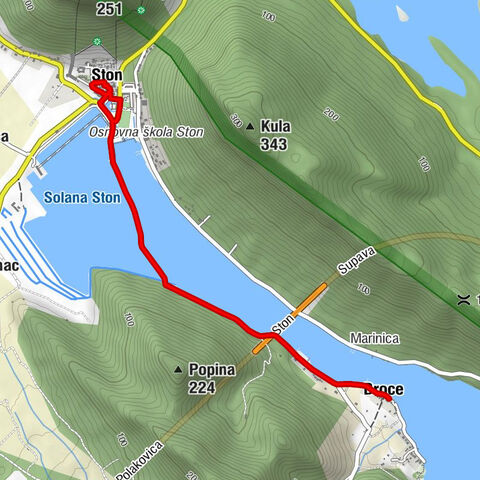 Broce - crkva Navještenja Blažene Djevice Marije - crkva svetog Vlaha - Ston