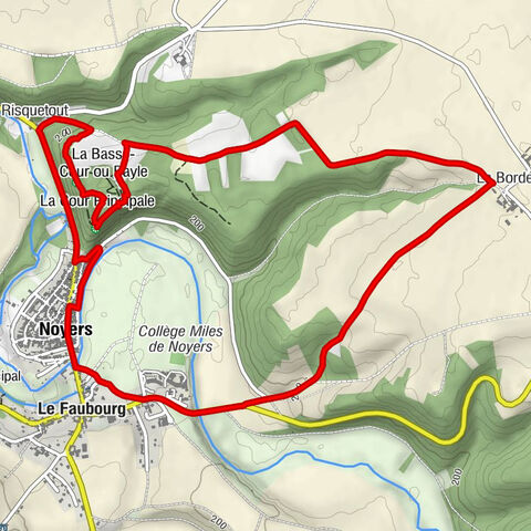 Noyers - Le Faubourg - La Borde - Risquetout