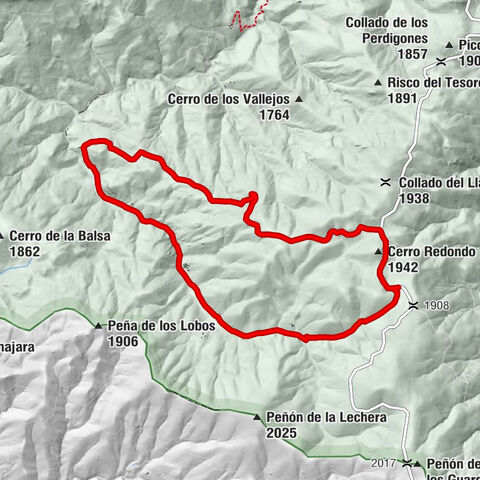 Baza - Las Casildas - Mirador de Barea - Cerro Redondo
