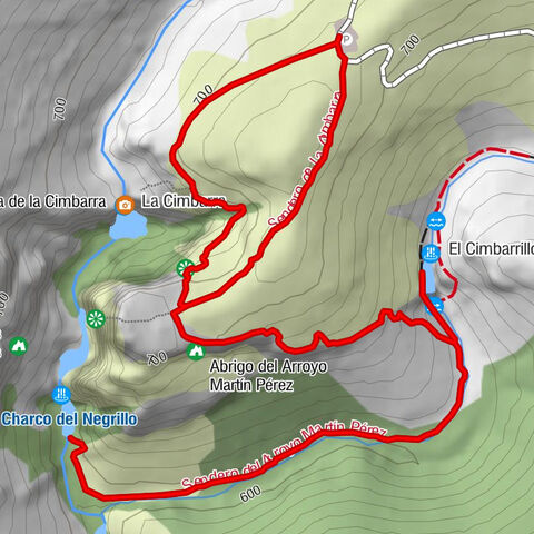 Aldeaquemada - La Cimbarra - El Cimbarrillo - Abrigo del Arroyo Martín Pérez