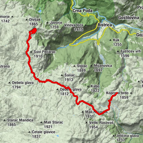 Štirni Do - Katun Muleče - Martinički katun - Opština Mojkovac