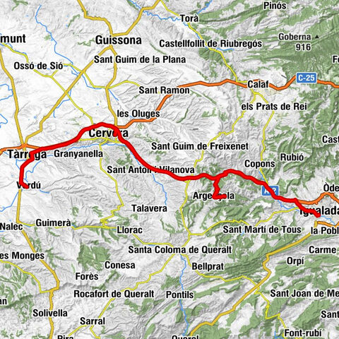 Igualada - el Kubb - el Puig - Verdú