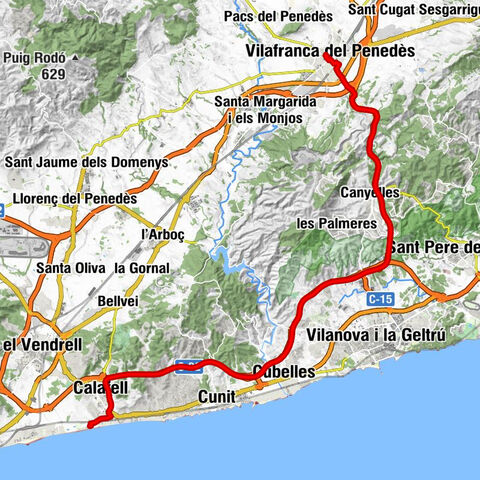 El Prat de Calafell - Calafell - Sant Francesc - Centre Vila