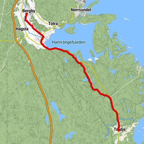 Trödje - Fagervik - Djupvik - Bergby