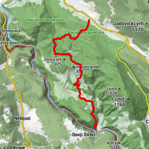 Grad Bihać - Restoran BUK - Štrbački buk