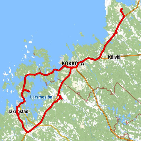 Lohtaja - Kaarlelan kirkko - Holm bönehus - Kokkola