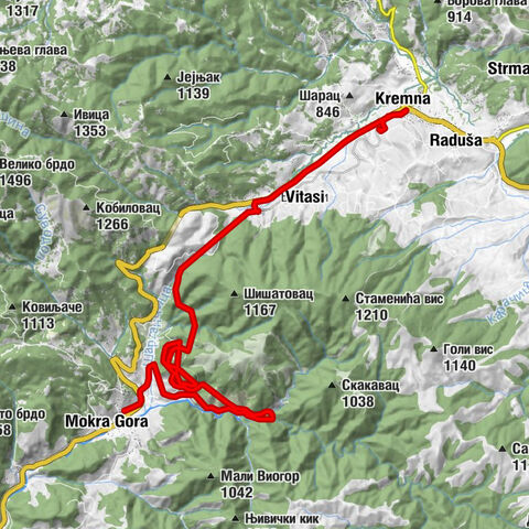 Шарганска осмица - Рабасовићи - Мокра Гора - Чолићи