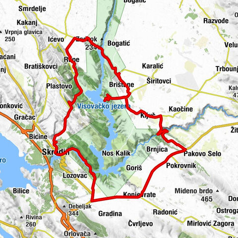 Skradin - Mijići-Laće - Dubravice - Crkva svetog Jere