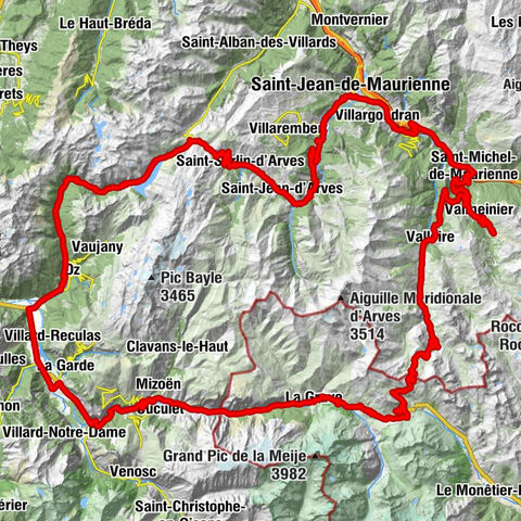 Valmeinier Station - Chapelle des Fusillés - Église Sainte-Marguerite du Rivier - Église Saint-Saturnin