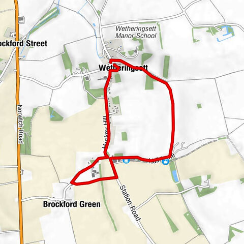 All Saints - Dovebrook - Brockford Green - Wetheringsett