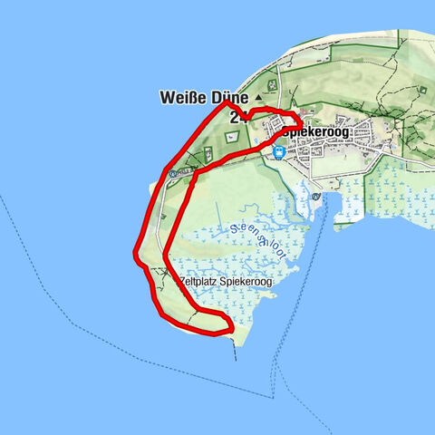 Spiekeroog - Weiße Düne