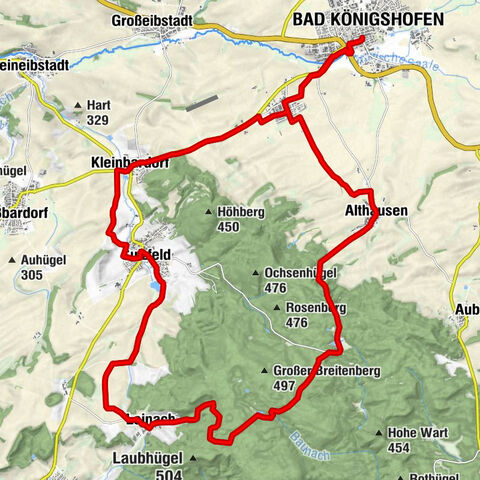 Bad Königshofen - St. Martin - Kirche St. Ägidius - St. Maria Magdalena