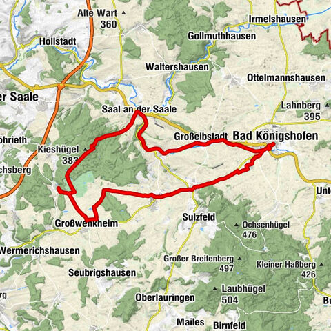 Bad Königshofen - Schutzmantelkapelle - St. Martin - Kirche St. Ägidius